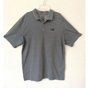 The North Face Polo Shirt Large Gray Sport Gorpcore Outdoor Casual Hiking